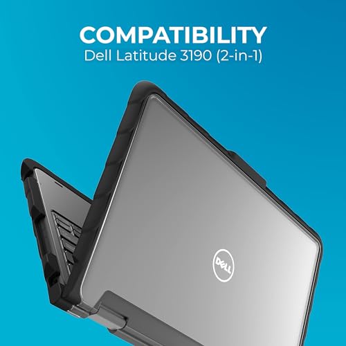 Gumdrop Cases Gumdrop DropTech Laptop Case Fits Dell Latitude 3190 11 inch 2in1. Designed for K-12 Students, Teachers and Classrooms – Drop Tested, Rugged, Shockproof Bumpers for Reliable Device Protection – Black - Image 2