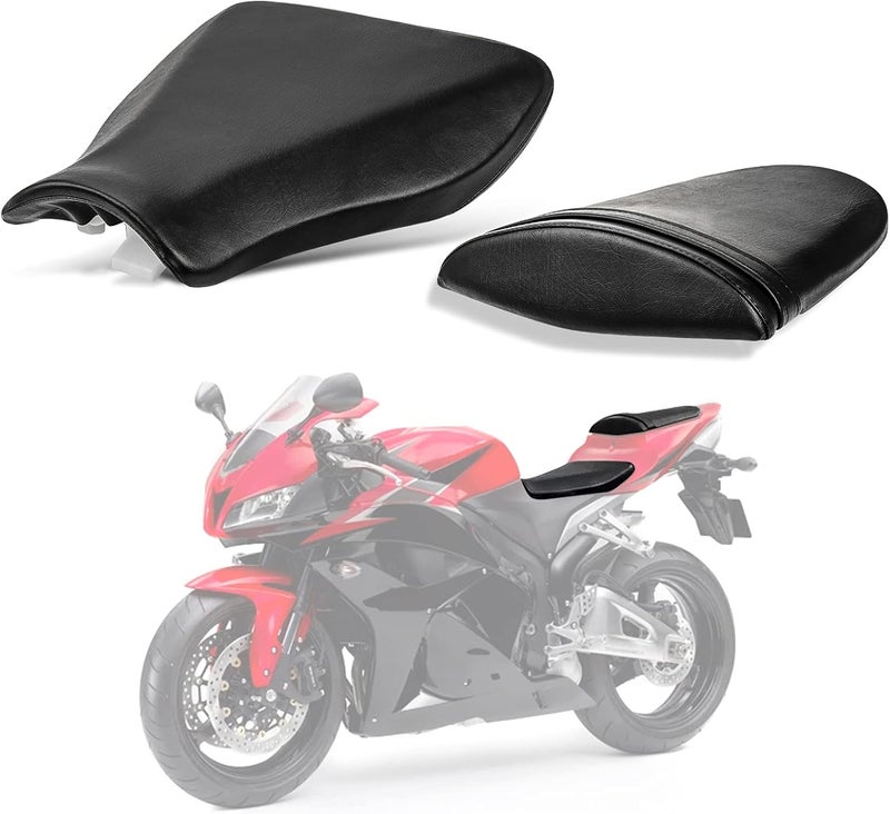 PSLER Front Rider Driver Rear Passenger Seat Pillion Cushion for CBR600RR 2007-2012 - Image 1