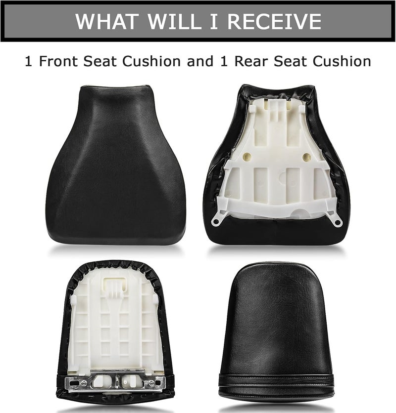 PSLER Front Rider Driver Rear Passenger Seat Pillion Cushion for CBR600RR 2007-2012 - Image 5