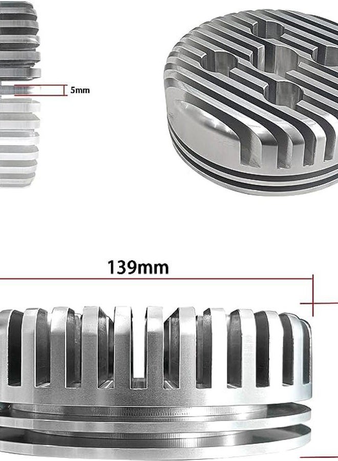 CDHPOWER LD100 Cylinder Head, Higher Performance Racing Head for 2 Stroke LD100-100cc/YD85 - Image 2