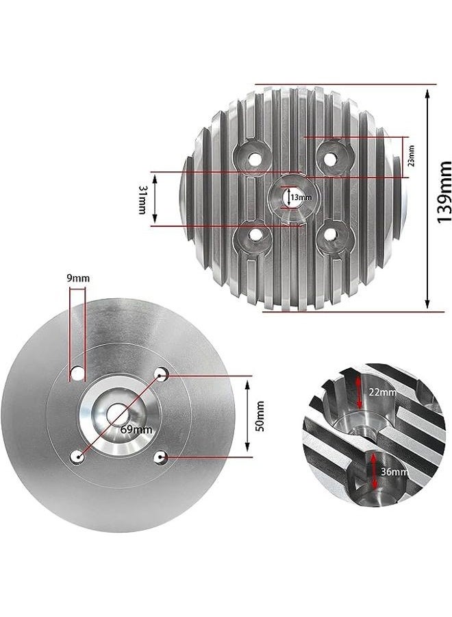 CDHPOWER LD100 Cylinder Head, Higher Performance Racing Head for 2 Stroke LD100-100cc/YD85 - Image 3