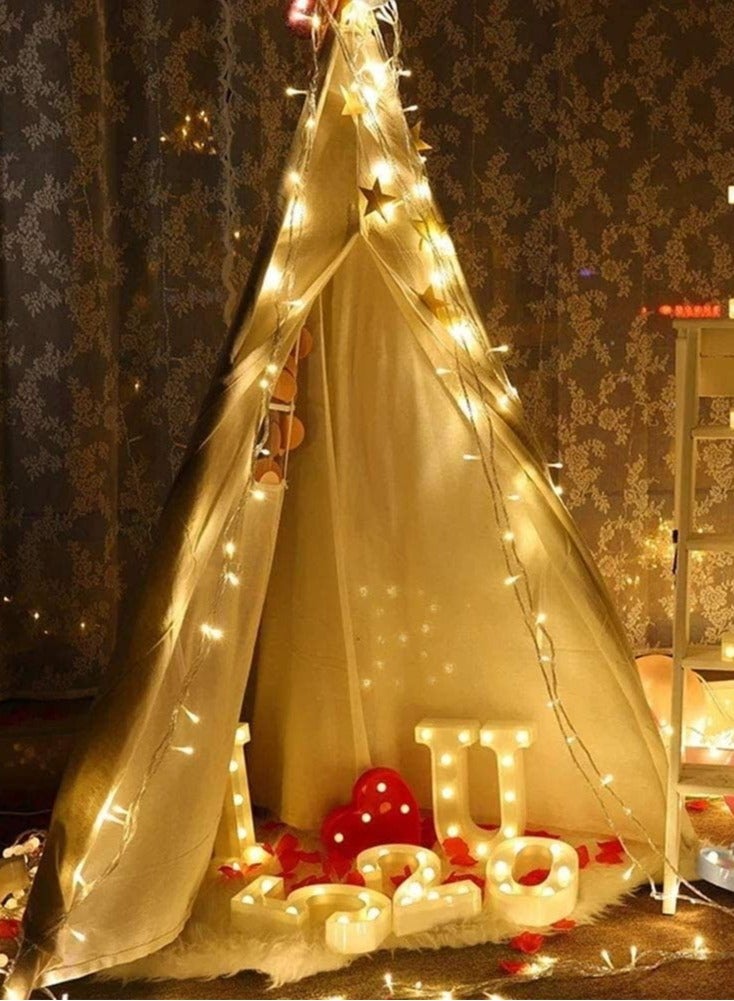 Hilalful HilalFul Firefly String Lights - 10m | LED  | Outdoor Light Decoration for Home | Patio, Balcony, Garden Décor | Warm White Lights for Diwali, Eid, Ramadan, Christmas, Weddings | Battery Operated  - Image 4