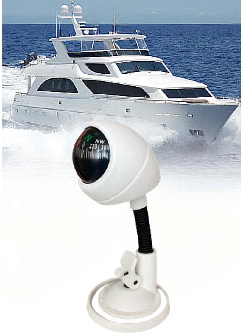 Ecuy Acrobatic Guiding Compass Extra Vacuum Boat Caravan Vehicle Durable Compass  - Image 1