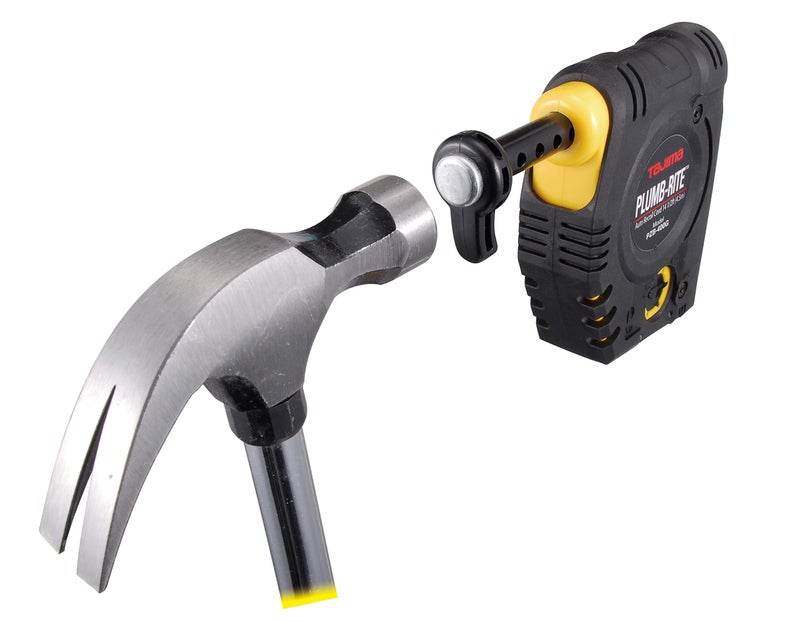 Tajima TAJIMA Plumb Bob Setter - 14 oz (400g) Magnetic Plumb-Rite with 14.5 ft Auto Recoil Cord & Quick-Stabilizing Bob - PZB-400GP  - Image 2