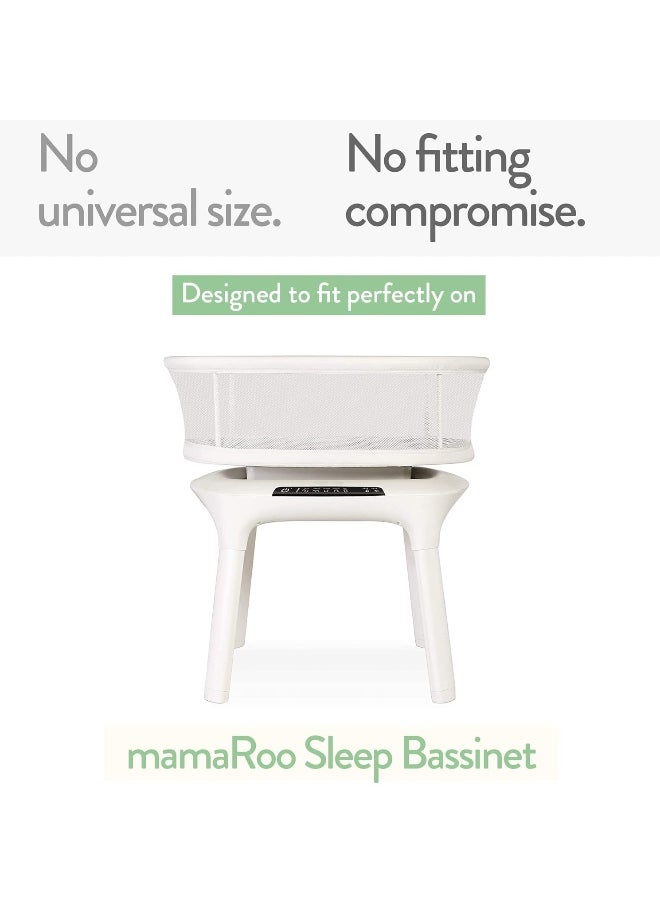 Joey + Joan Joey + Joan Bassinet Sheets Compatible with 4moms Mamaroo Sleep Bassinet - Fits 18 x 30 Inch Oval Bassinet Mattress – Snuggly Soft 100% Jersey Cotton – 2 Pack – Farm Animals  - Image 2