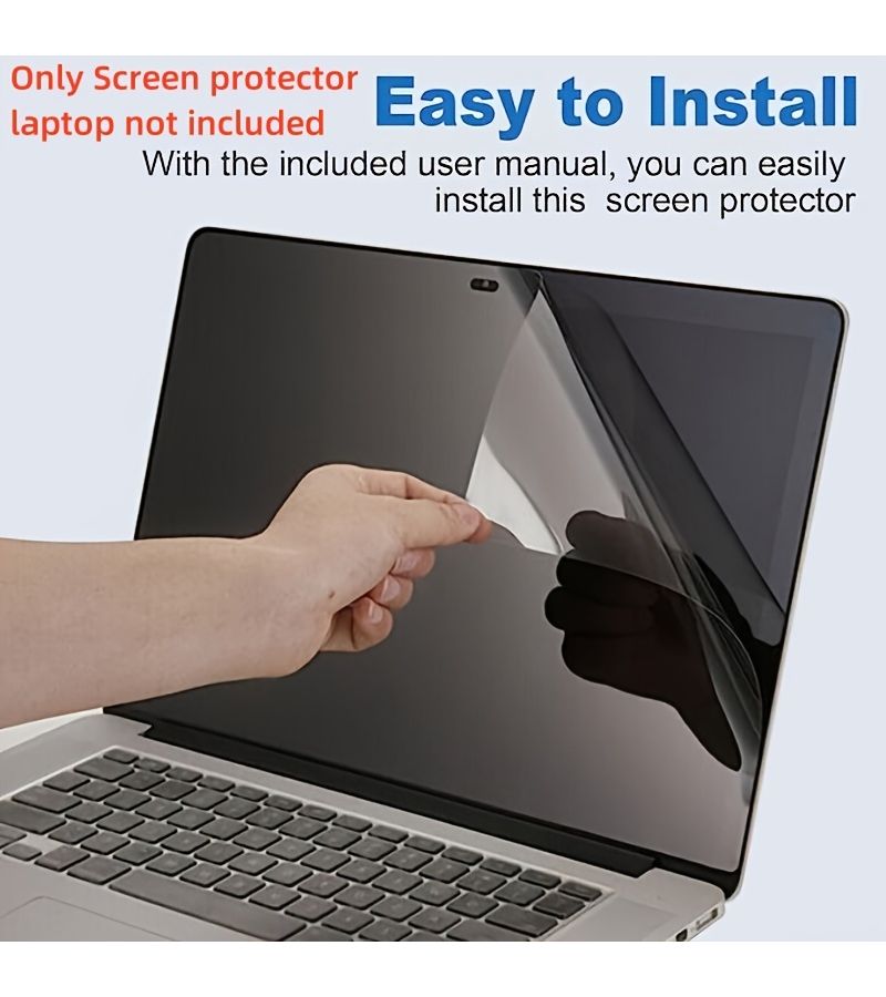 حماية شاشة HD مزدوجة لجهاز MacBook Air Pro مقاس 13.3 بوصة، فيلم عالي الصلابة مضاد للخدش - Image 4