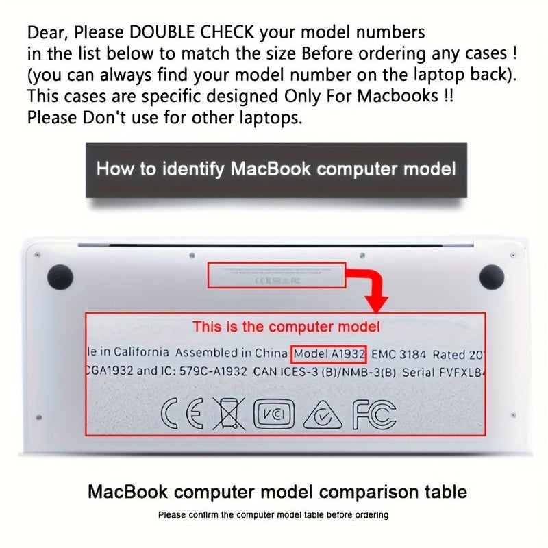 حماية شاشة HD مزدوجة لجهاز MacBook Air Pro مقاس 13.3 بوصة، فيلم عالي الصلابة مضاد للخدش - Image 3