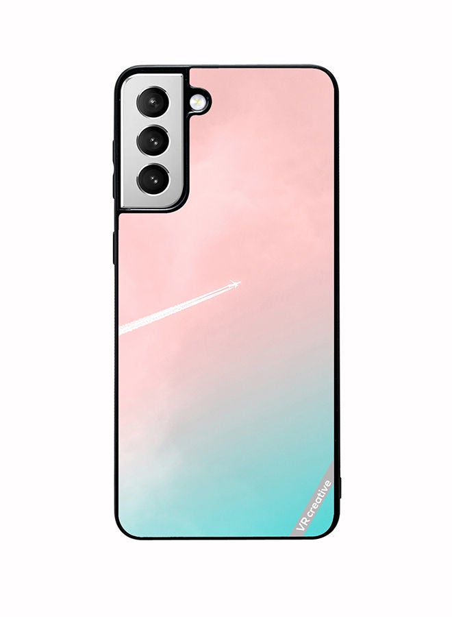 VR CREATIVE Protective Case Cover For Samsung Galaxy S22 5G Aero Pink Design Multicolour - Image 1