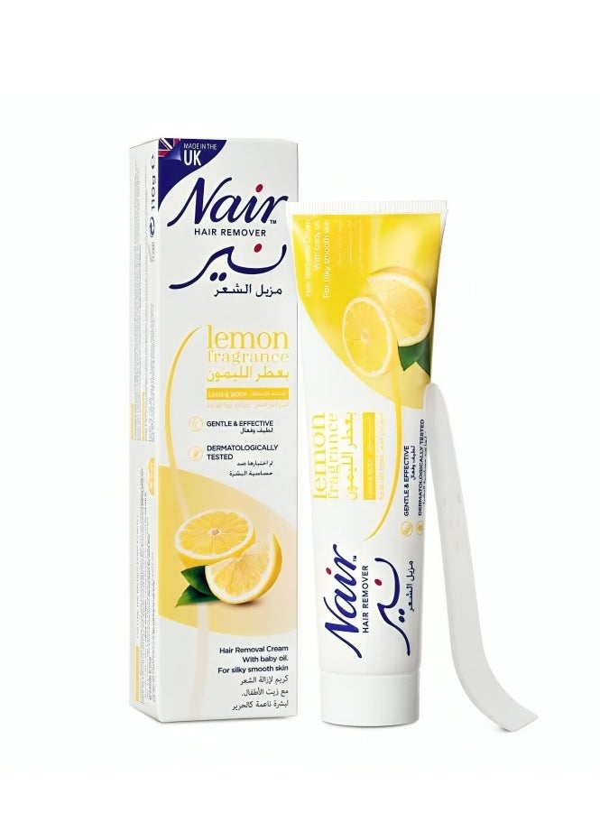 Nair Lemon Fragrance Legs and Body Hair Remover 110g  - Image 1