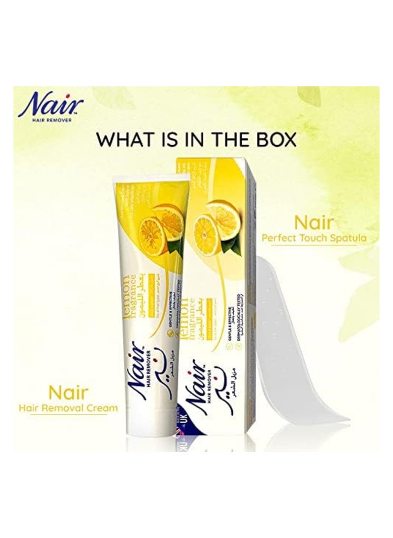 Nair Lemon Fragrance Legs and Body Hair Remover 110g  - Image 4