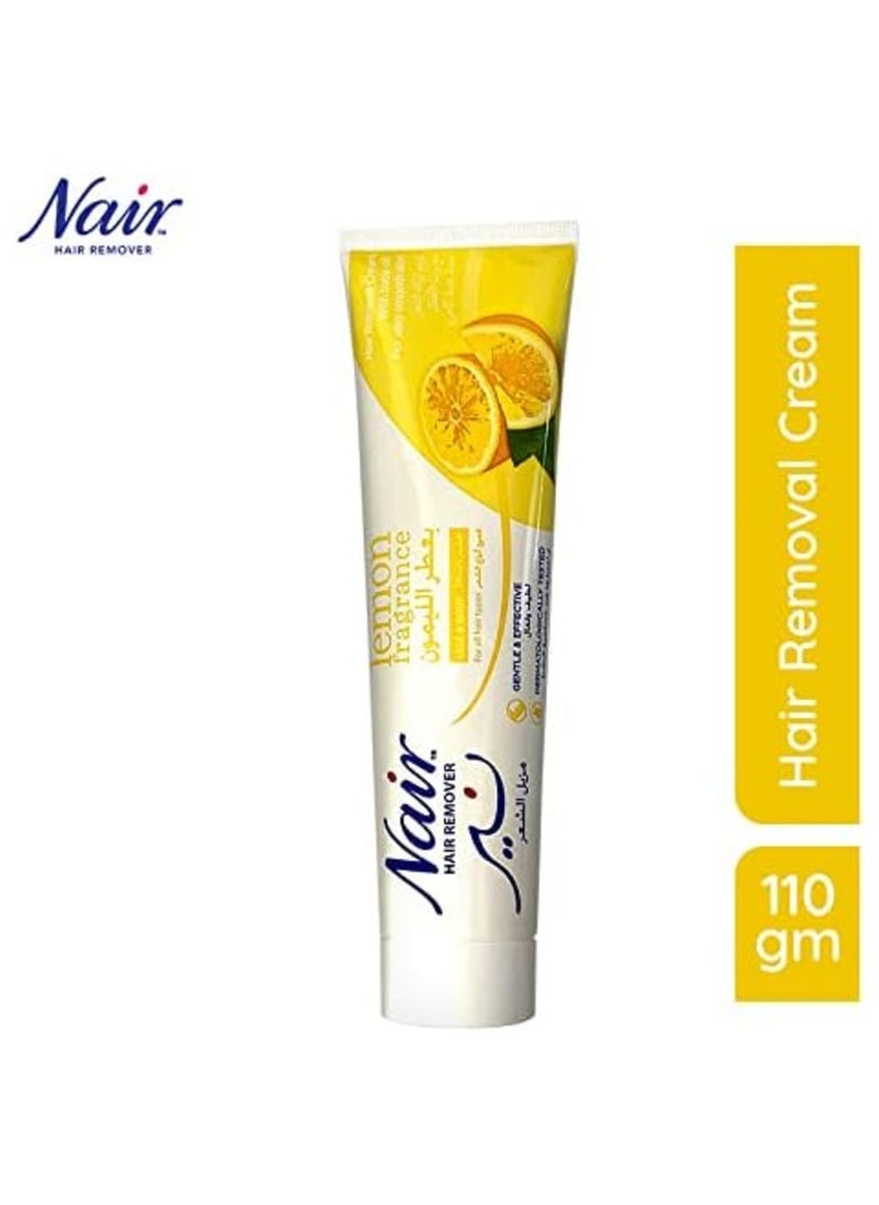 Nair Lemon Fragrance Legs and Body Hair Remover 110g  - Image 3