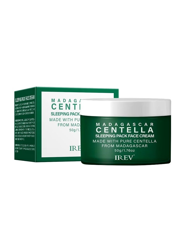 IREV Madagascar Centella Sleeping Overnight Hydration & Skin Repair with Pure Centella Pack 50g - Image 1