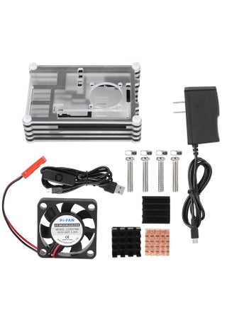 Acrylic Protective Enclosure Case for Raspberry Pi 3 B+ With Fan Heatsink  -240V - pzsku/ZCBF8FCC5DB90B87230B1Z/45/1746399703/012215f1-d0d5-49d1-8fd6-cce09070cd82