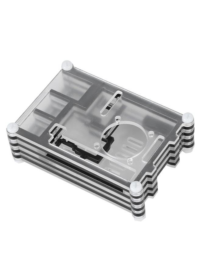 Thoraya Acrylic Protective Enclosure Case for Raspberry Pi 3 B+ With Fan Heatsink  -240V  - Image 3