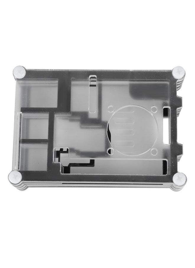 Acrylic Protective Enclosure Case for Raspberry Pi 3 B+ With Fan Heatsink  -240V