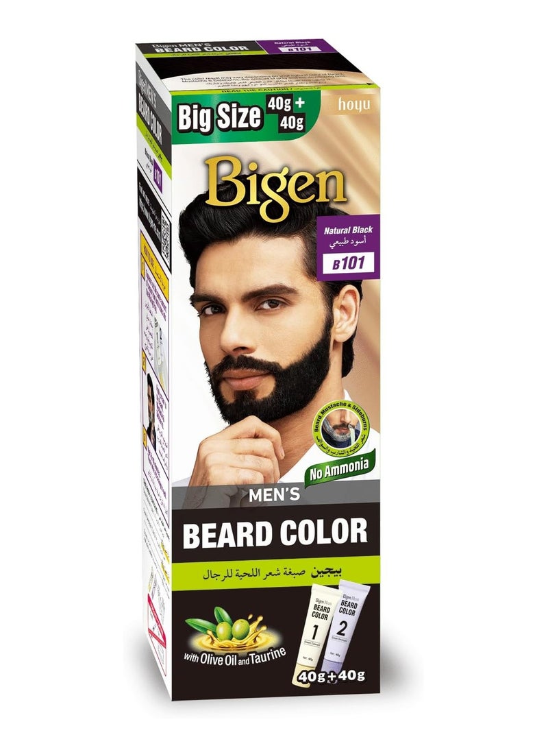 بايجن بيجين صبغة شعر اللحية ب101 اسود طبيعي- حجم كبير