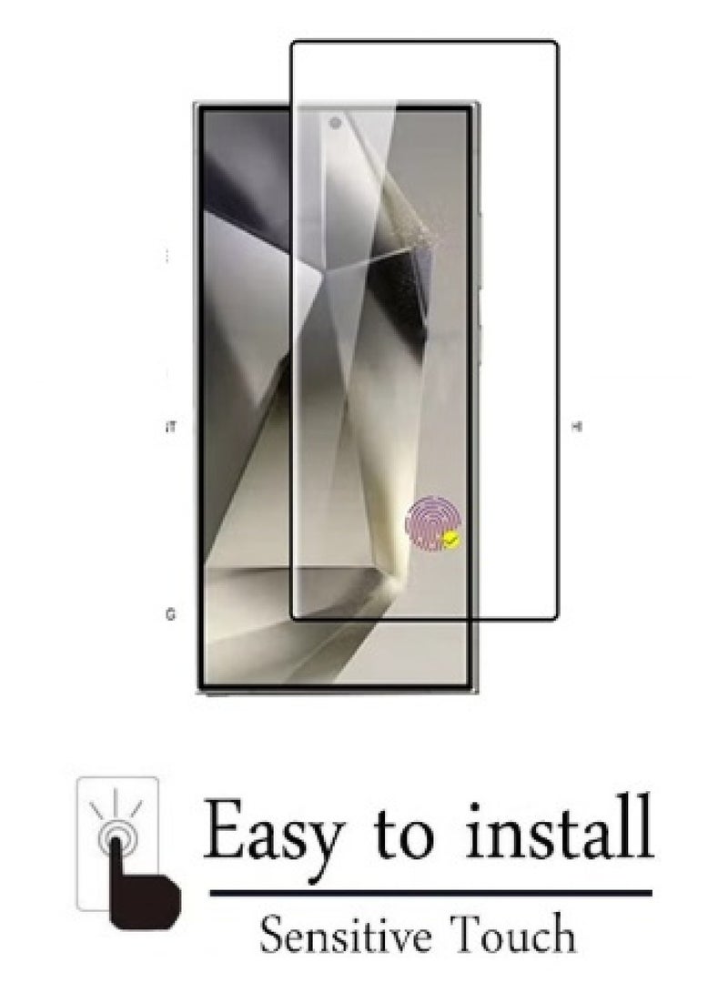 MOBM Samsung Galaxy S25 Ultra Clear Magnetic Case with Privacy Screen Protector and Tempered Glass Pack of 3 - Image 3