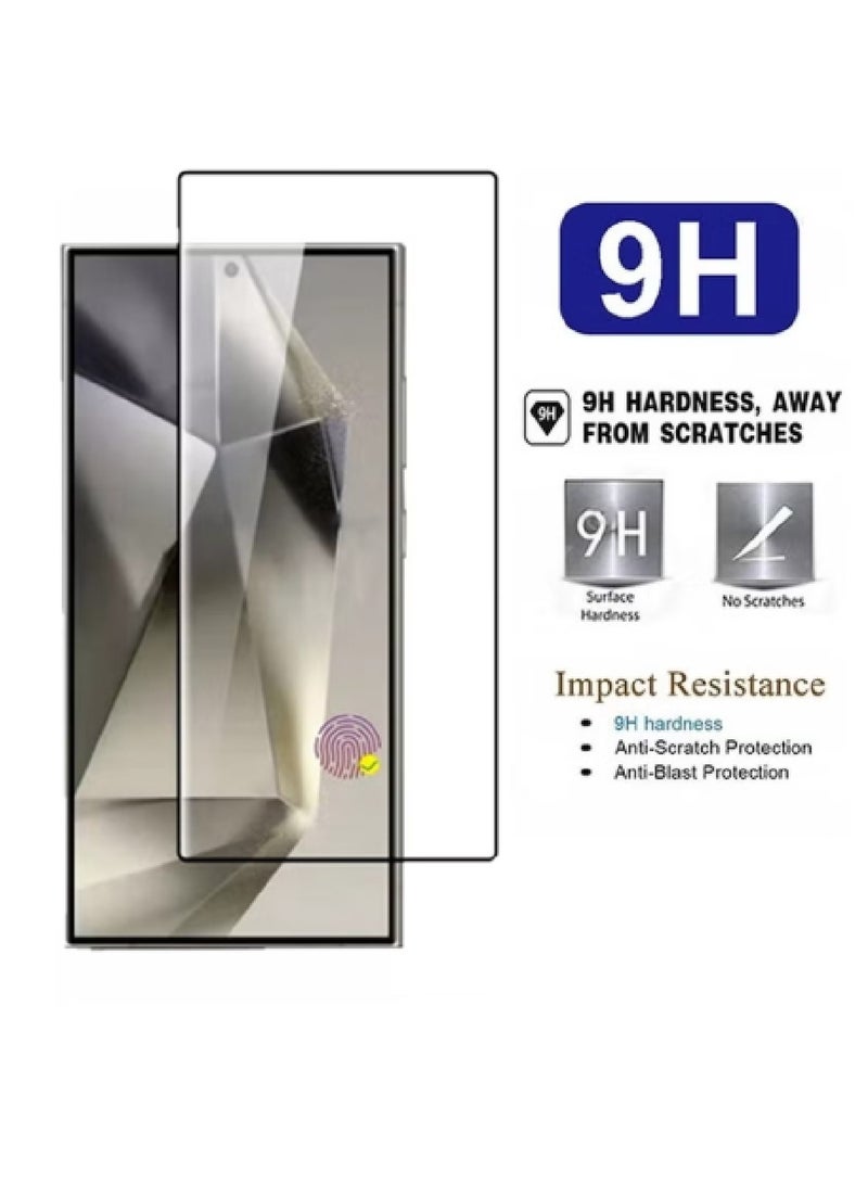 MOBM Samsung Galaxy S25 Ultra Clear Magnetic Case with Privacy Screen Protector and Tempered Glass Pack of 3 - Image 5