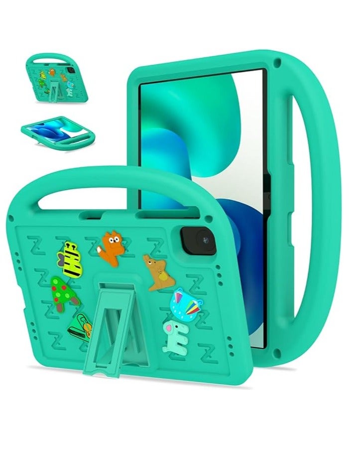general Kids Case Compatible with Infinix Xpad 11 inch (2024) X1101, [Kids Friendly] DIY Cute Cartoon Lightweight EVA Shockproof Handle Stand Protective Cover with Shoulder Strap - Image 1