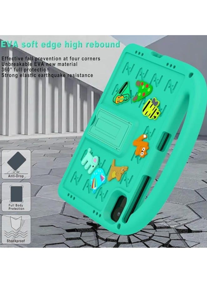 general Kids Case Compatible with Infinix Xpad 11 inch (2024) X1101, [Kids Friendly] DIY Cute Cartoon Lightweight EVA Shockproof Handle Stand Protective Cover with Shoulder Strap - Image 3