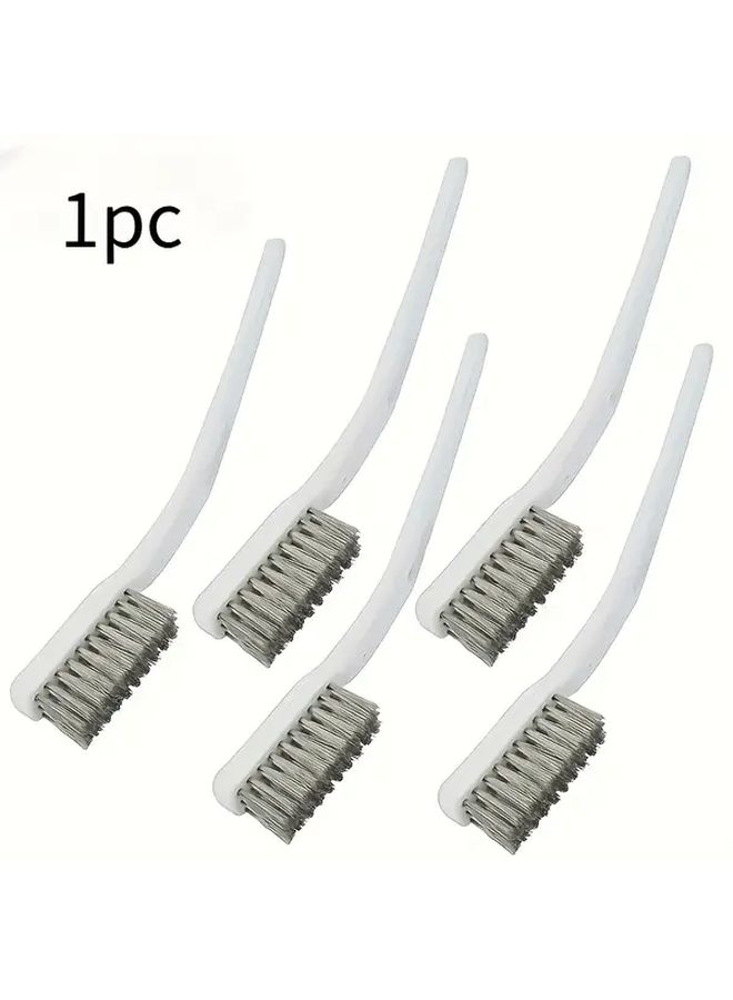 Mini Paint Rust Removal Brush With Ergonomic Handle Durable Metal Bristle Automotive 1pc - Image 1