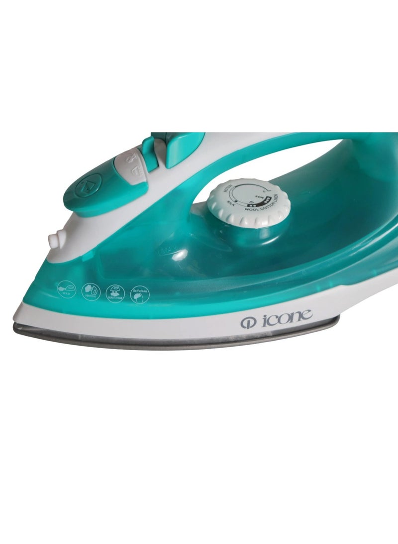 iCone Steam Iron 1600W - 160ml Water Tank - Powerful Continuous Steam - 220-240V - 50/60Hz - Multiple Functions - Ironing, Steaming, Spraying and Drying - Temperature Control - Overheat Protection - SW-106 - Image 3