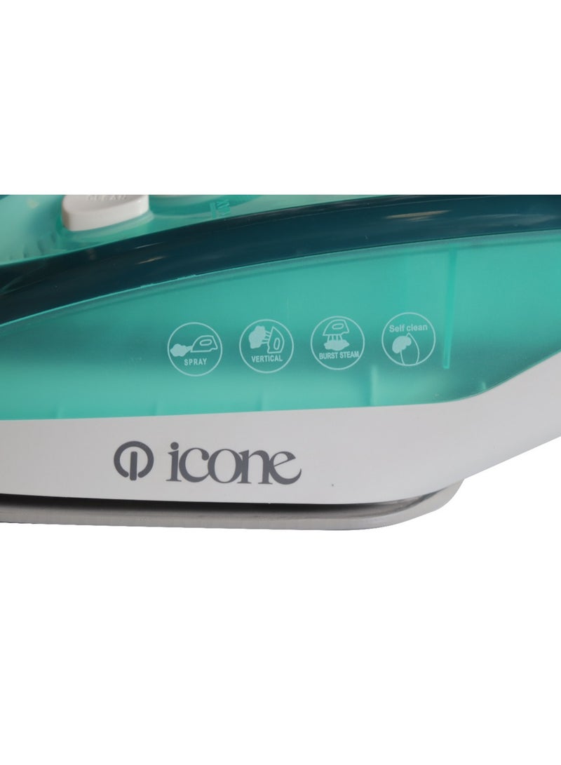 iCone Steam Iron 1600W - 160ml Water Tank - Powerful Continuous Steam - 220-240V - 50/60Hz - Multiple Functions - Ironing, Steaming, Spraying and Drying - Temperature Control - Overheat Protection - SW-106 - Image 4
