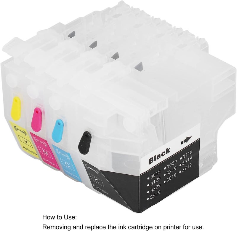[Affordable for all customers] 4 Color Ink Cartridge Set Compatible with LC3111 Printers Black Blue Red and Yellow Printing Accessory Kit for Inkjet Devices Polypropylene Housing Construction 4 Piece Kit (LC3329) Buying recommendation Top selling in Saudi Arabia Seasonal discount New arrival Special limited version New to market Made per KSA market demand Super practical Ideal for various demands Fit Saudi climate Exclusive discounted rate Fast delivery across KSA New trendy design Daily hot sale Professional manufacture E-commerce hot item Competitive price Stock running out quickly Daily deal Multi functional Long service life Well-received bestseller No shipping delay Great for gift & personal use - Image 4