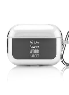 Classic Clear printed Case for Apple AirPods Pro 2nd Generation Thin Transparent Cover [Designed for Apple AirPods Pro 2nd Generation] - Work Harder
