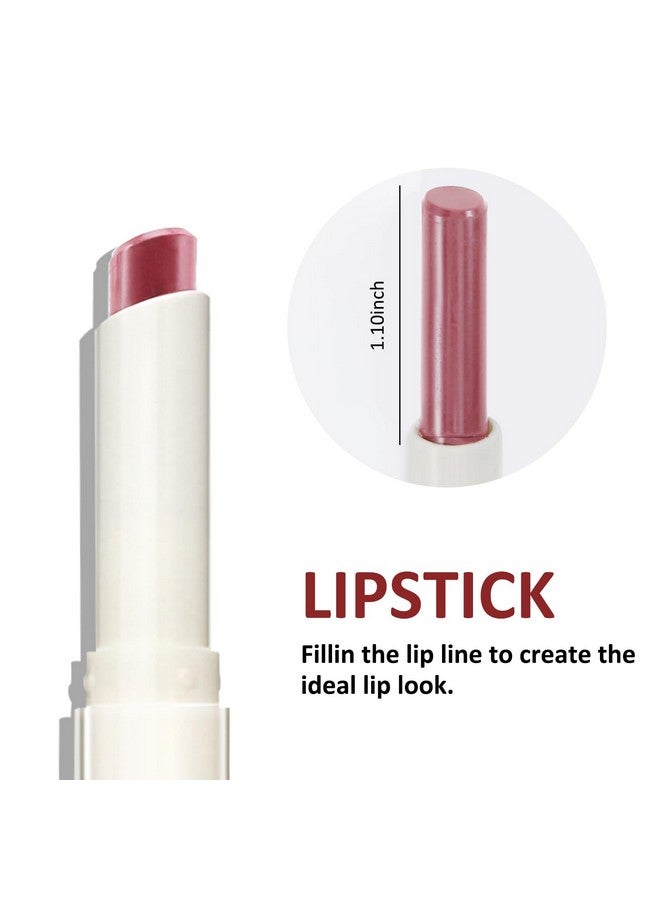 Boobeen Double-ended Lipstick Lip Liner Makeup Velvet Lipgloss Lipstick, Creamy Lip Pencil for Women Matte Long-lasting Matte Satin Finish, Nourishing and Non-fading - Image 3