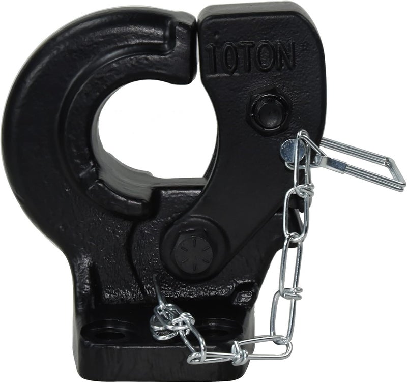 REYSUN 864290 10 Ton Bolt on Pintle Hitch Hook Heavy Duty Trailer Hitch Tow Hook - Image 4