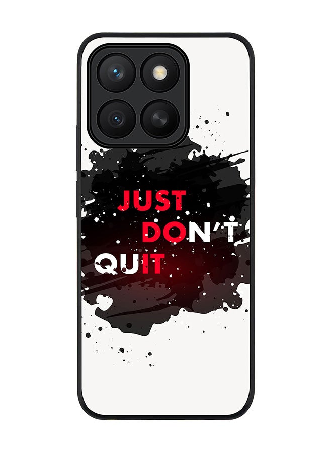 Stylizedd غطاء Honor X8c، حماية كاميرا نحيفة، غطاء هاتف مضاد للصدمات - فقط لا تستسلم