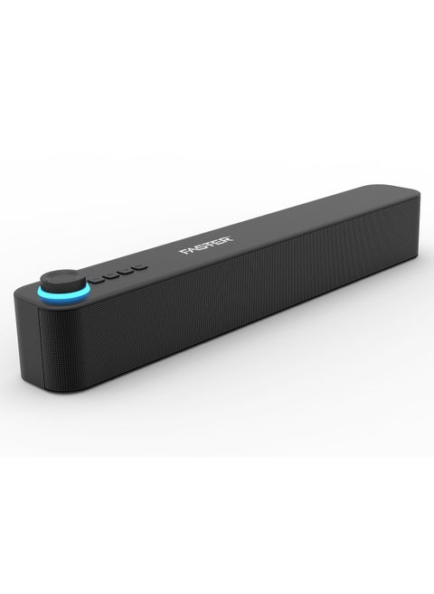Z5 Premium 12W Bluetooth Soundbar - Wireless Speaker for PC, Laptop, TV, Smartphone & Tablet - Mini Home Theater with Surround Sound - USB Aux TF Card Support