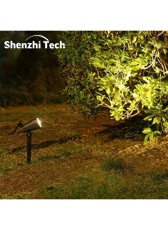 Solar Spot Lights Outdoor RGB Color Adjustable Auto On Off LED Landscape Lighting For Garden Yard - Image 2