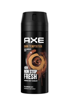 Axe Non-Stop Fresh Body Spray Dark Chocolate Temptation 150ml  - Image 1