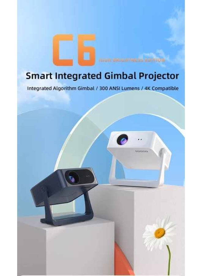 JAJEEK C6 Projects Digital Projector 4k Mini Beam Android TV with APP Download Data Show Projector Home Video Projecteur - Image 3