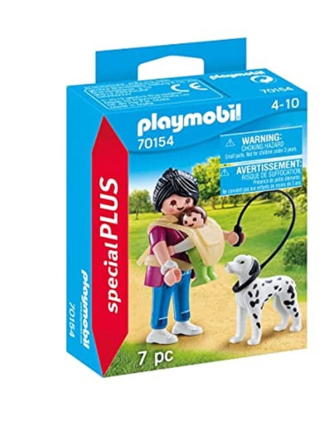 Playmobil 70154 أم مع طفل وكلب, ملون - Image 1
