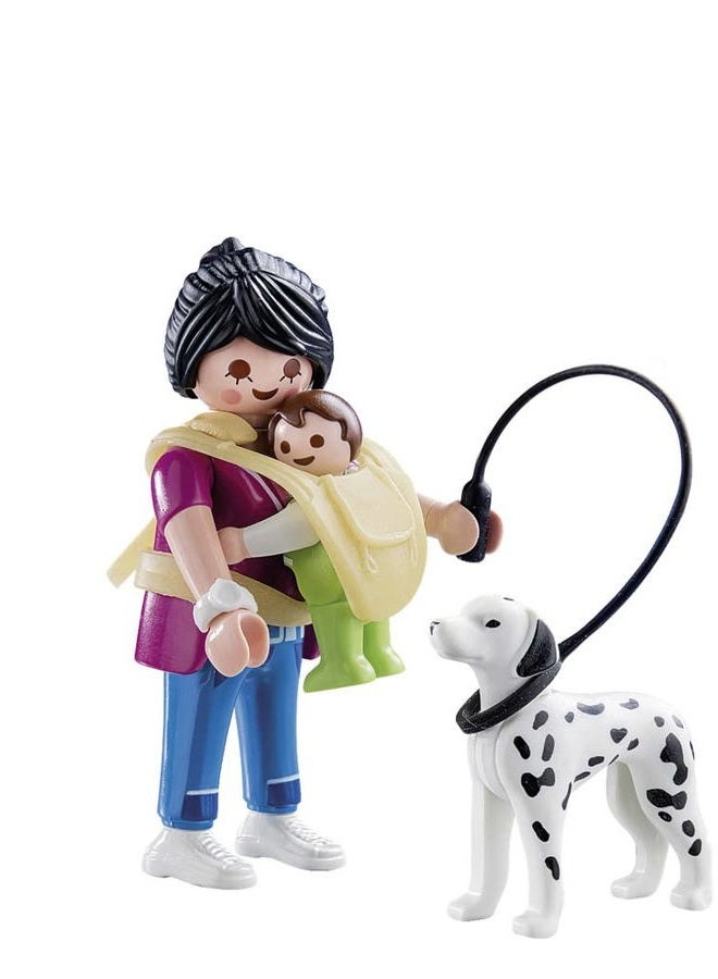 Playmobil 70154 أم مع طفل وكلب, ملون - Image 3