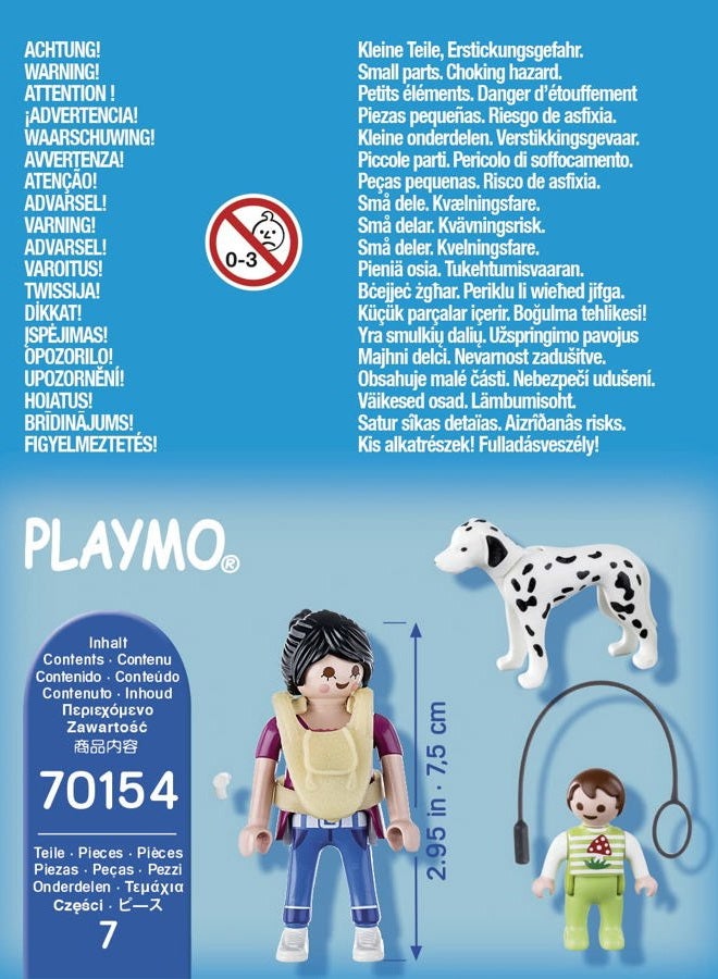 Playmobil 70154 أم مع طفل وكلب, ملون - Image 4