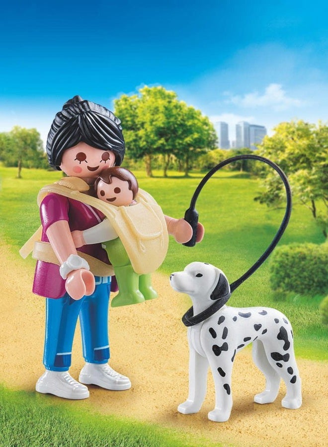 Playmobil 70154 أم مع طفل وكلب, ملون - Image 2
