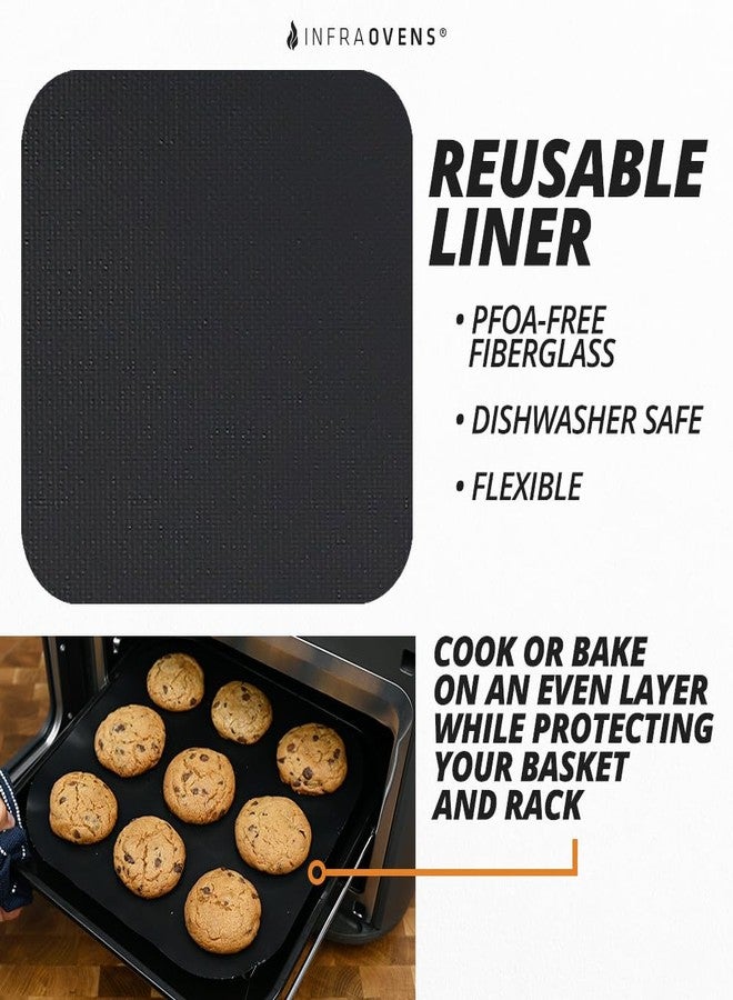 INFRAOVENS ملحقات رف القلي الهوائي لجهاز الطهي المتعدد Ninja Combi All-in-One 14 في 1 SFP701، فرن القلي الهوائي وطباخ بطيء مع بطانات قلي هوائي قابلة لإعادة الاستخدام من INFRAOVENS (لجهاز Ninja Combi 14 في 1) - Image 3