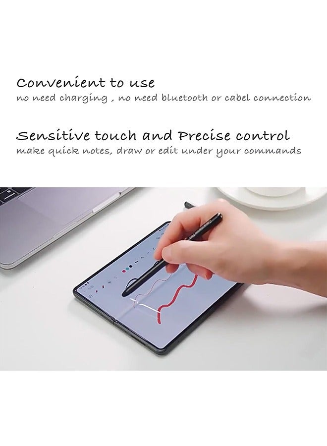 اتش واي سامسونج غالاكسي Z Fold4 نشط قلم ستايلس بالسعة اللمس، لسامسونج غالاكسي Z أضعاف 2 3 4 / S21Plus / S22Plus، متوافق مع دائرة الرقابة الداخلية والروبوت الهواتف الذكية والكمبيوتر اللوحي [ليس قلم S Pen] - Image 5