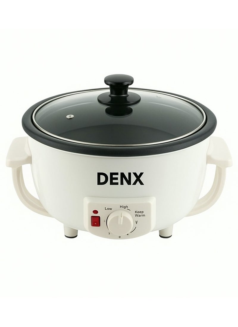 Denx Electric Coffee Bean Roaster – 800W | Home Coffee Toaster with Adjustable Temperature & Transparent Lid 