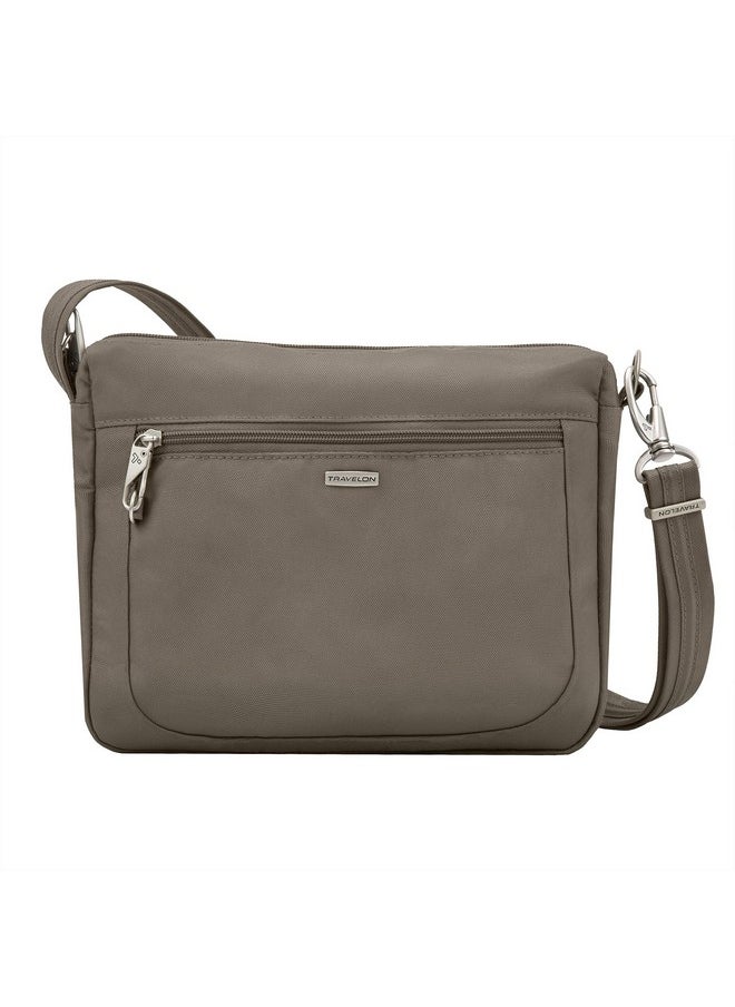 Travelon Antitheft Classic Small E W Cross Body Bag Nutmeg  - Image 1