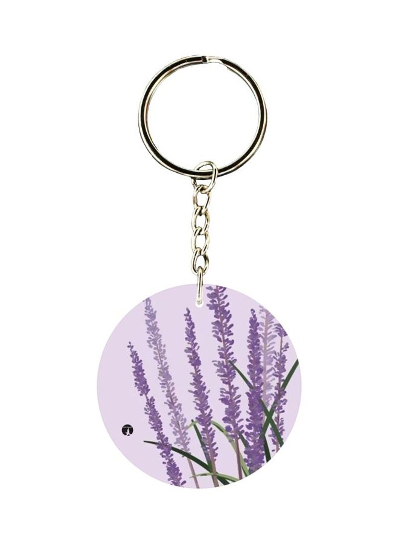 RKN Floral Printed Keychain