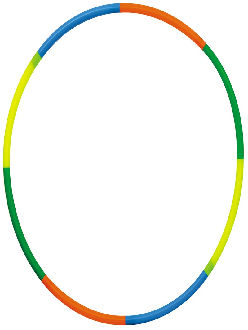 Toy Cloud Octa Hula Hoop for Adults Exercise Octa 8 Interlockable for Gymnastics Kids, Girls, Women, Men, Weight Loss Hoola Hoop Ring, Adjustable in 4 Size 18 to 29 Inch - Multicolour - Image 1