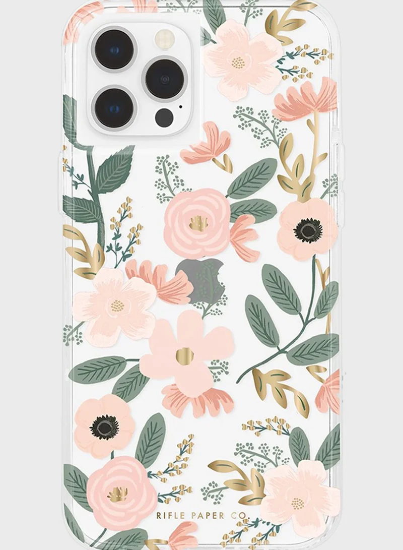 Rifle Paper Co Wild Flowers Micropel Iphone 12/12 Pro/12 Pro Max Case