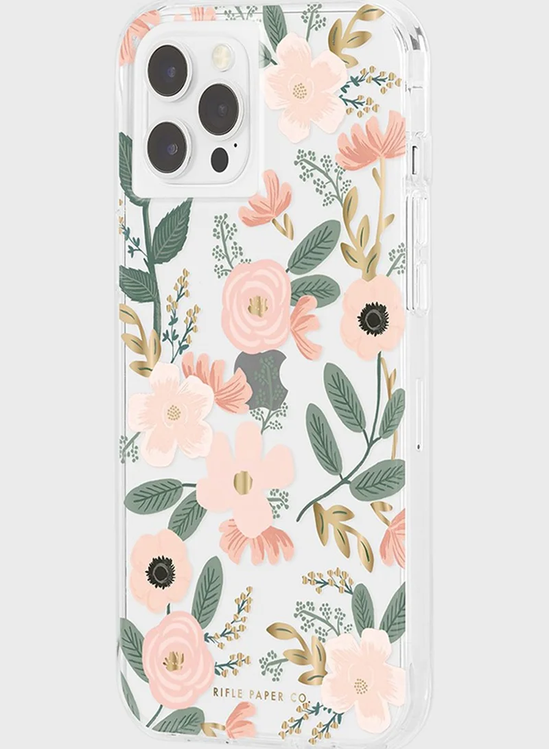 Rifle Paper Co Wild Flowers Micropel Iphone 12/12 Pro/12 Pro Max Case