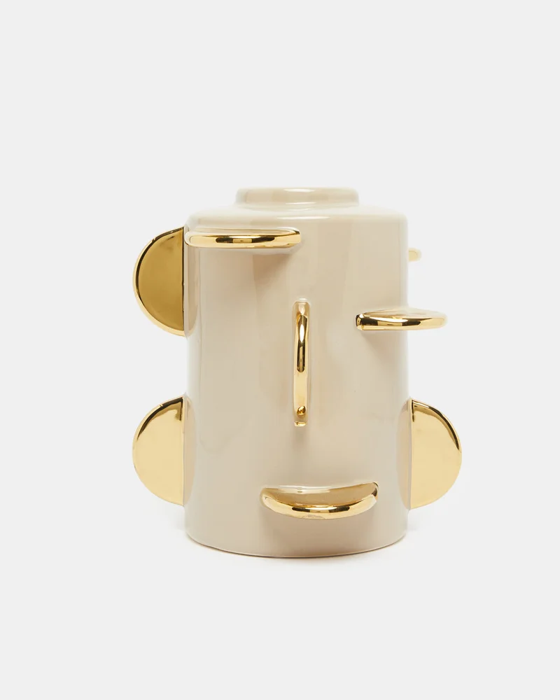 REDTAG Beige Decorative Ceramic Artefact
