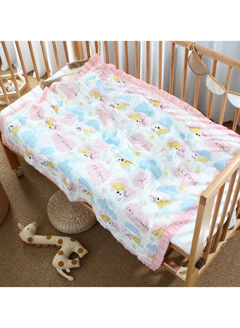 Pure Cotton Cartoon Printed Bath Towels